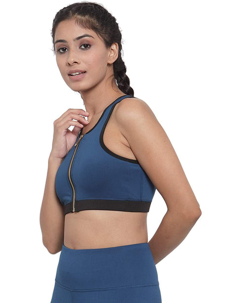 Invincible Women's Front Zip Sports Bra | K.L. Mahajan & Sons (Invincible)