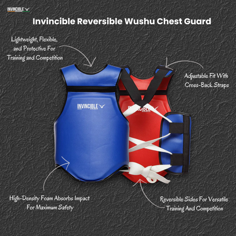 Invincible Reversible Wushu Chest Guard | K.L. Mahajan & Sons (Invincible)