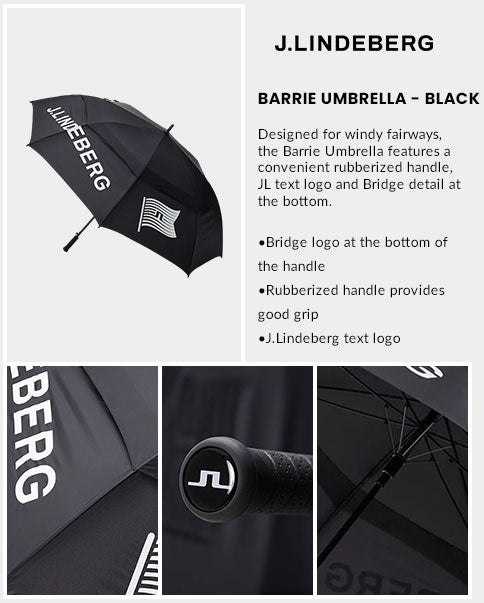 J Lindeberg Barrie Umbrella - Black