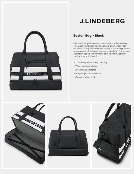 J Lindeberg Boston Bag - Black