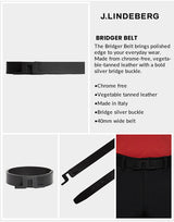 J Lindeberg Men’s Bridger Belt - Black