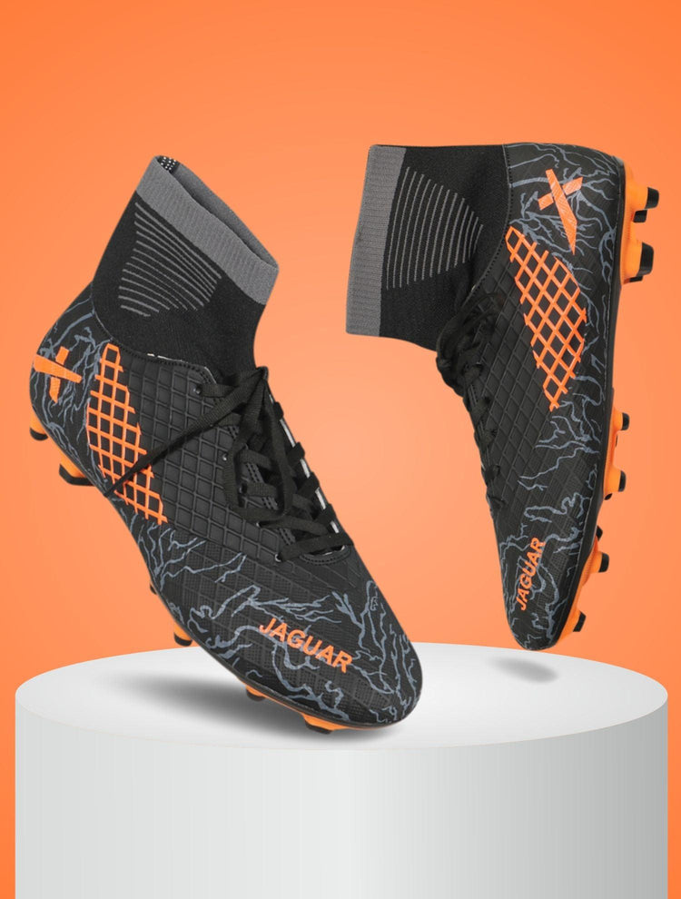 Vector X mens Jaguar shoe (Black-Orange)