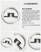 J Lindeberg Bridge Ball Marker - Black