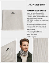 J Lindeberg Men's Juanma Neck Gaiter - Moonbeam