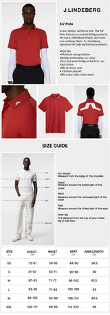 J Lindeberg Men's KV Golf Polo - Bossa Nova