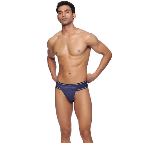 JP Back Covered Supporter NavyBlue | Omtex