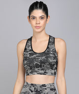Seamless Camo Sports Bra