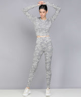 Seamless Camo Full Sleeves Top