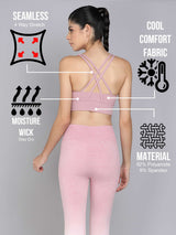 Seamless Criss Cross Back Strappy