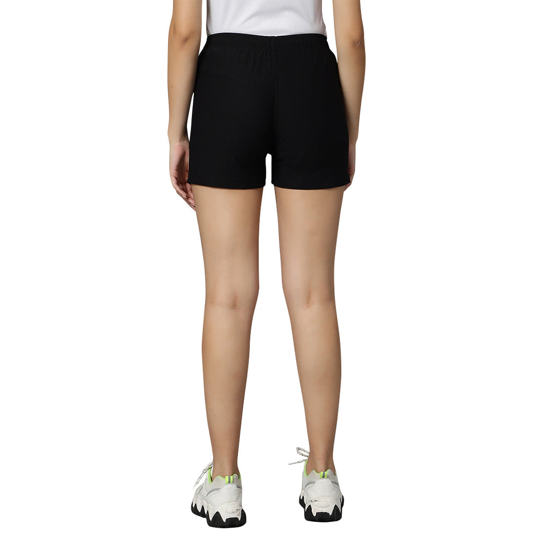 JILL Plain Shorts Black