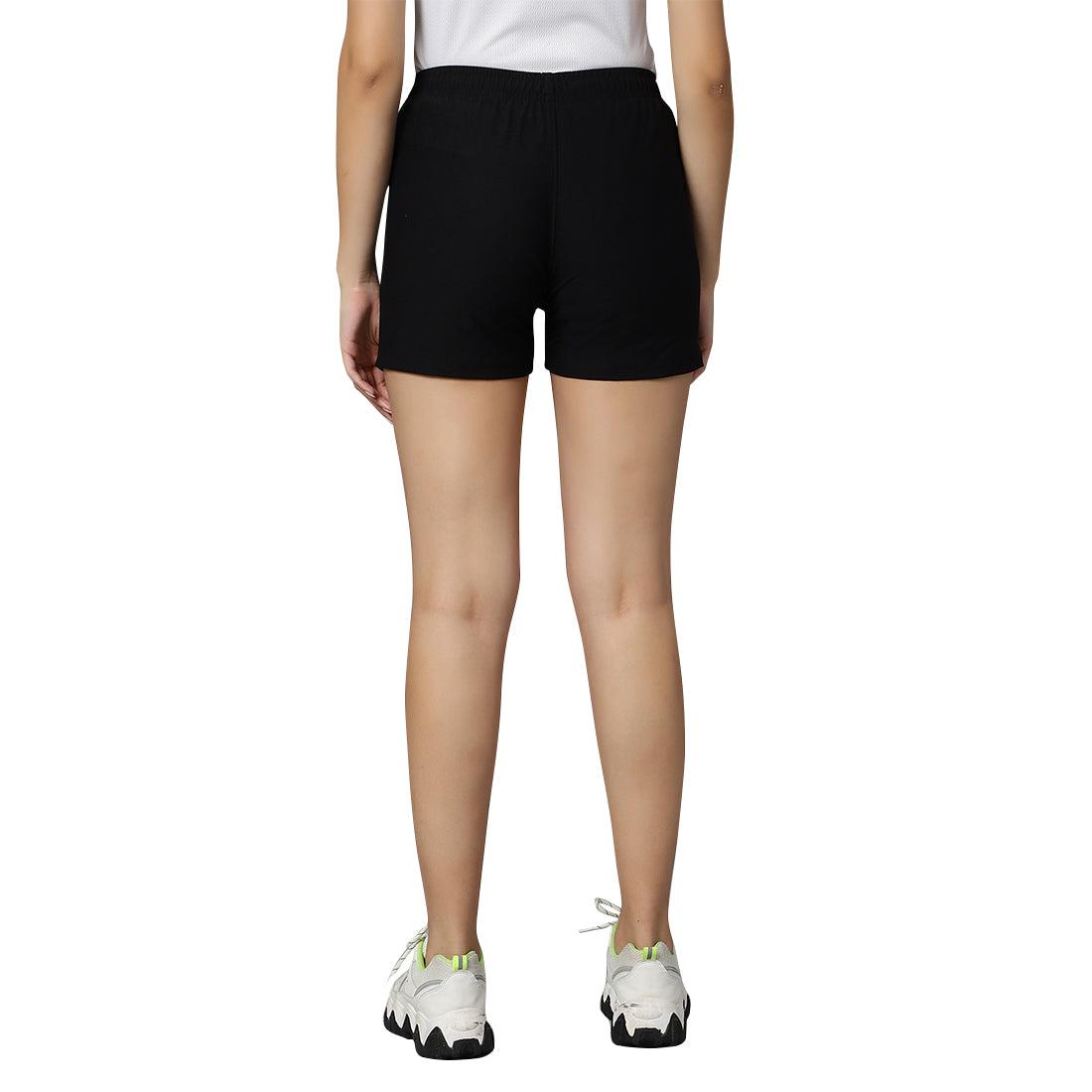 JILL Plain Shorts Black