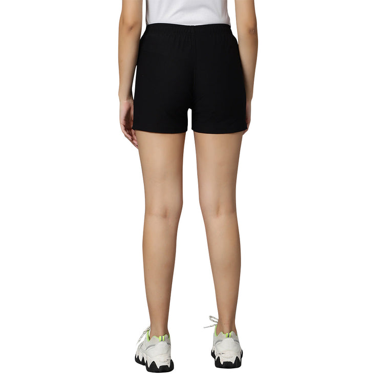 JILL Plain Shorts Black