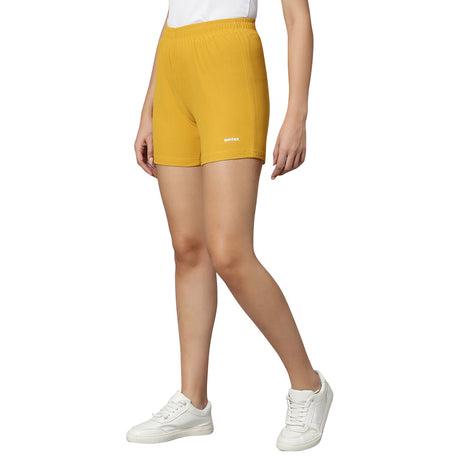 JILL Plain Shorts Mustard | Omtex