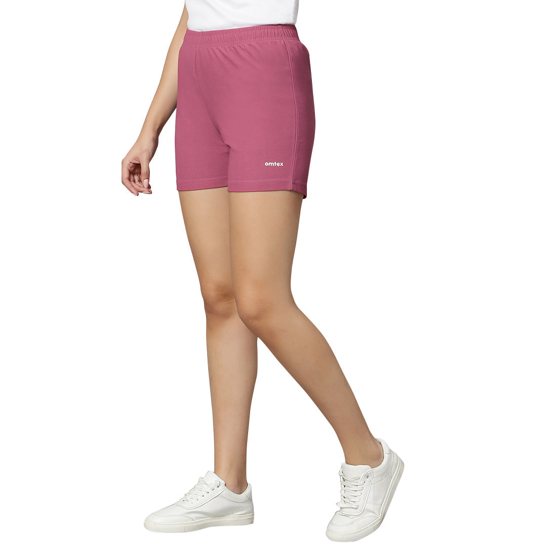 JILL Plain Shorts Rosewood