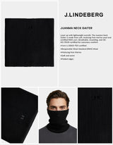J Lindeberg Men's Juanma Neck Gaiter - Black