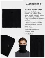J Lindeberg Men's Juanma Neck Gaiter - Black