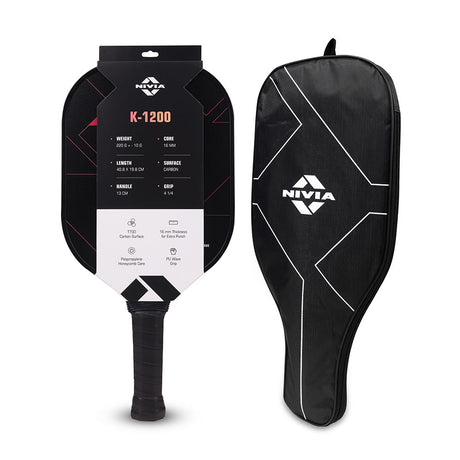 Nivia K-1200 Pickleball Paddle - Orange