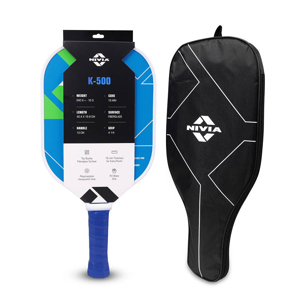Nivia K-500 Pickleball Paddle - Blue