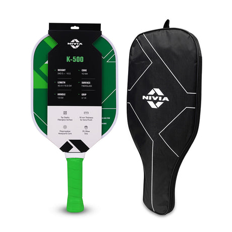 Nivia K-500 Pickleball Paddle - Green