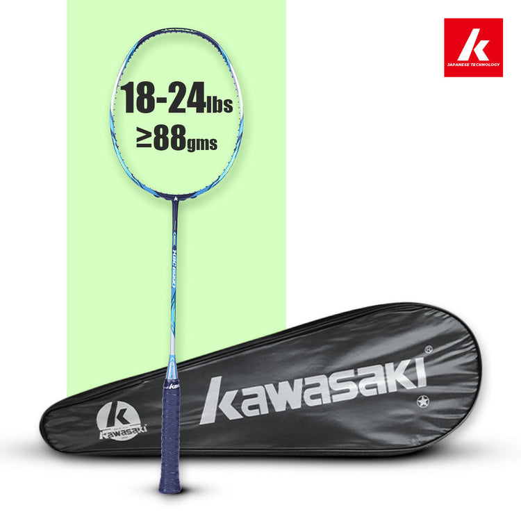 KBC 6990 Unstrung Badminton Racket (Blue) - 3U/G1
