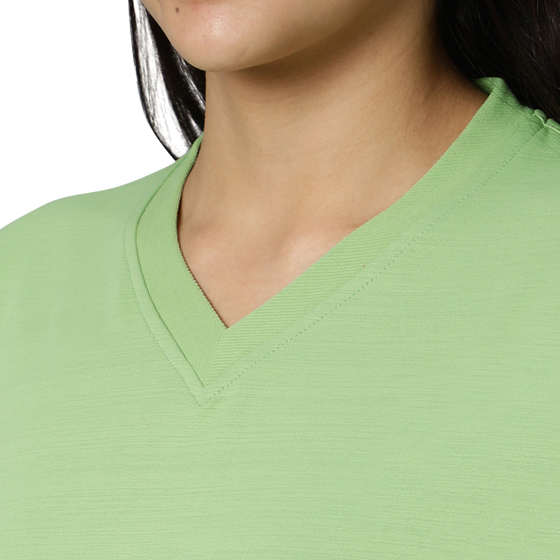 KD V Neck T-Shirt - Mint Green
