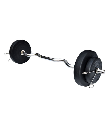 Kore PVC 10-50 kg Home Gym Set with One 3 Ft Curl + 3 Ft Plain Rod and One Pair Dumbbell Rods (PVC-C | Kushal Rubber Industri