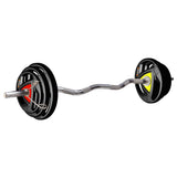 Kore Professional 10-50 kg Metal Integrated Rubber Plates Home Gym Set with One 3 Ft Curl + 5 Ft Plain Rod and One Pair Dumbbell Rods (PRO-COMBO2-WB-WA)