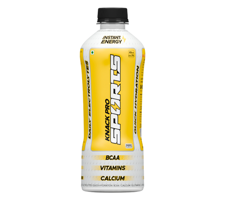 Knack Pro Sports 200ml Pack of 8 (Mango Flavour) PET Bottles - Sports Drinks & Beverages by Knack Beverages
