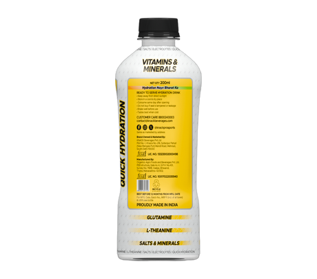 Knack Pro Sports 200ml Pack of 8 (Mango Flavour) PET Bottles