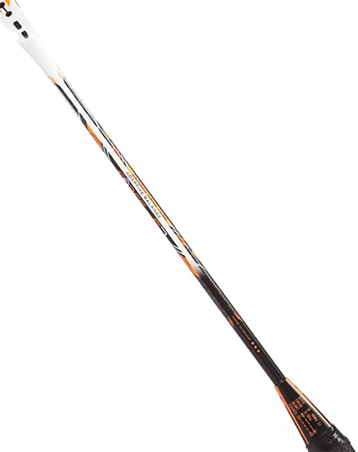 Force F7 Unstrung Badminton Racket (Orange) - 3U/G1
