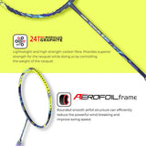 High Tension G30 Unstrung Badminton Racket(Green)- 4U/G1