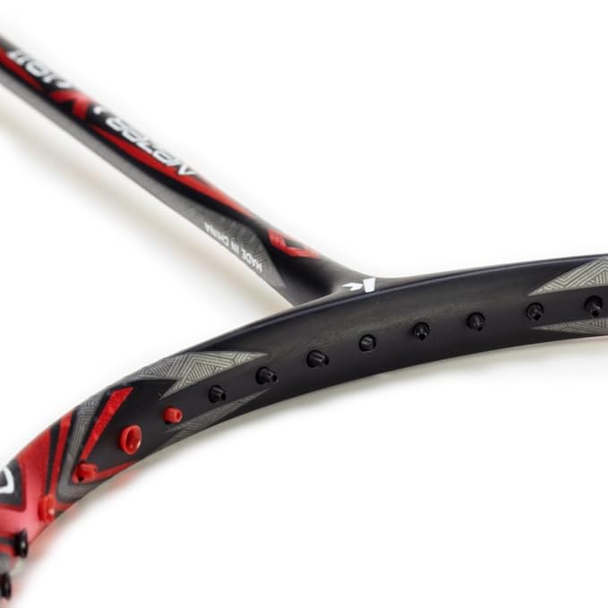 Nezer 19 II Unstrung Badminton Racket(Red/Green)-3U/G1