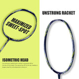 Nezer 19 II Unstrung Badminton Racket(Red/Green)-3U/G1