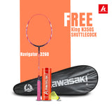 Navigator 3260 Unstrung Badminton Racket(Orange) - 3U/G1