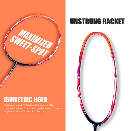 Navigator 3260 Unstrung Badminton Racket(Orange) - 3U/G1