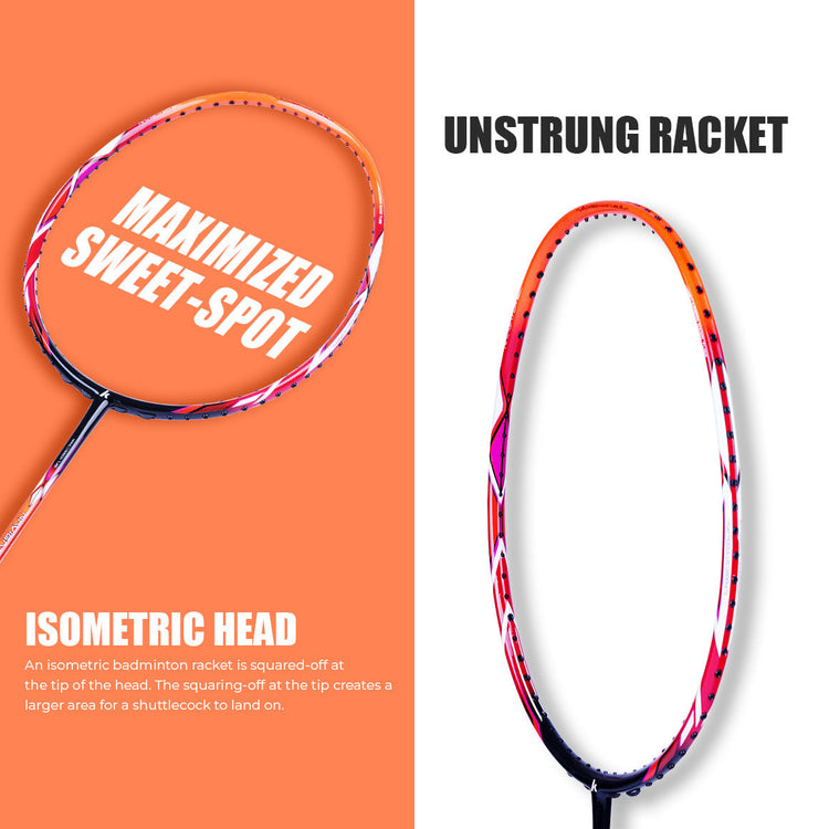 Navigator 3260 Unstrung Badminton Racket(Orange) - 3U/G1