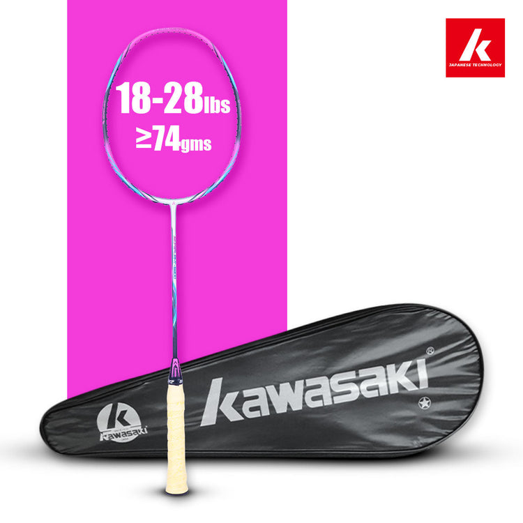 Super Light 6800 Unstrung Badminton Racket (Purple)-6U/G1