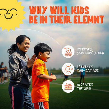 Kids Sports Mineral Sunscreen For 4-13 Year Olds