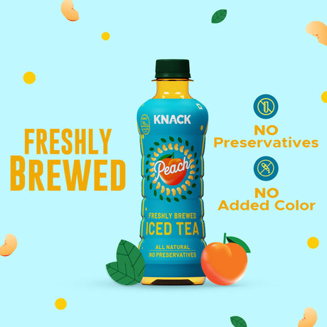Knack Iced Tea (PET Mix) 300ml Pack of 12, 4 Unit/Flavor