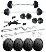 Kore 10-100 kg (One 3 Ft Curl + 4 Ft Plain Rod and One Pair Dm Rods