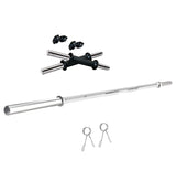 Kore 10-100 kg Home Gym Set with One 4 Ft Plain and One Pair Dumbbell Rods (COMBO9-WB-WA)