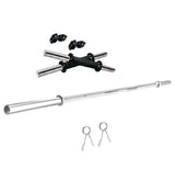 Kore PVC 10-100 kg Home Gym Set with One 4 Ft Plain and One Pair Dumbbell Rods with Gym Accessories (PVC-COMBO9)