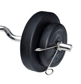 Kore PVC 10-50 kg Home Gym Set with One 3 Ft Curl and One Pair Dumbbell Rods with Gym Accessories (PVC-COMBO3)