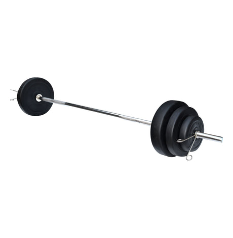 Kore PVC 10-50 kg Home Gym Set with One 3 Ft Plain and One Pair Dumbbell Rods (PVC-COMBO43-WB-WA) | Kushal Rubber Industries 