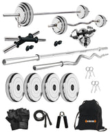 Kore Professional Steel 10-100 kg with One 3 Ft Curl + 5 Ft Plain Rod