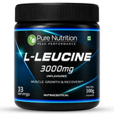 L-Leucine Powder 3000mg Unflavoured | Muscle Protein Synthesis & Recovery - Nutrition by Pure Nutrition
