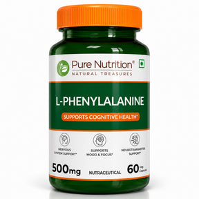 L-Phenylalanine 500 mg | 60 Vegetarian Capsules - Nutrition by Pure Nutrition