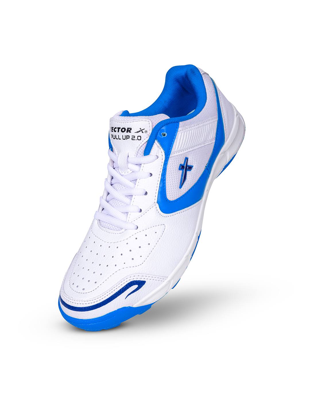 Vector X Pull up Cricket Sports Outdoor Shoes Synthetic Leather Upper/PVC Sole Studs for Men Velcro & Lace up|Lightweight & Durable Footwear|Ideal for Turf, Ground & Hard Surfaces