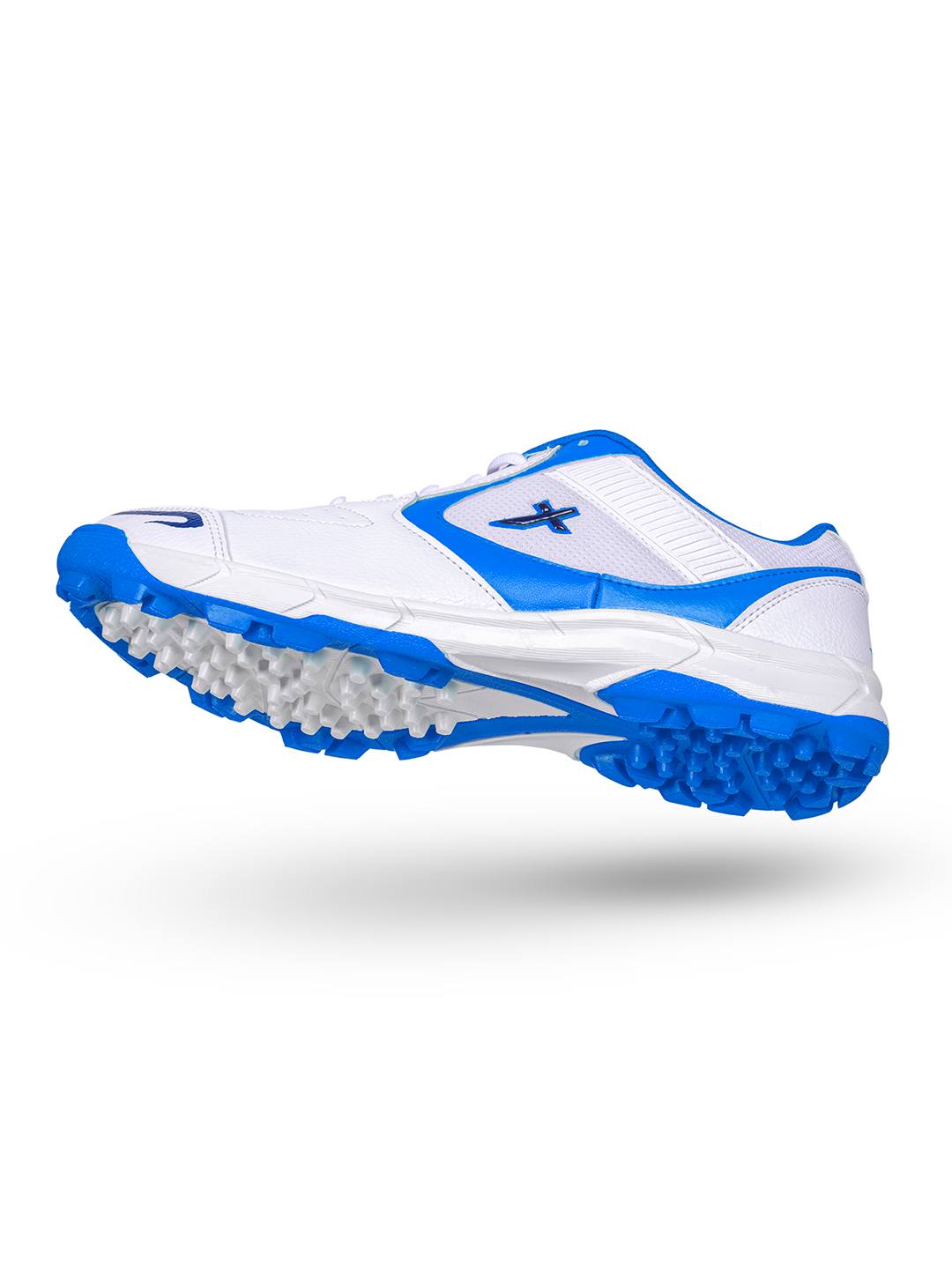 Vector X Pull up Cricket Sports Outdoor Shoes Synthetic Leather Upper/PVC Sole Studs for Men Velcro & Lace up|Lightweight & Durable Footwear|Ideal for Turf, Ground & Hard Surfaces