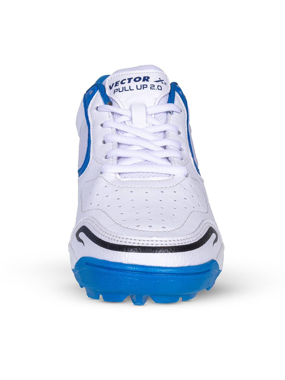 Vector X Pull up Cricket Sports Outdoor Shoes Synthetic Leather Upper/PVC Sole Studs for Men Velcro & Lace up|Lightweight & Durable Footwear|Ideal for Turf, Ground & Hard Surfaces